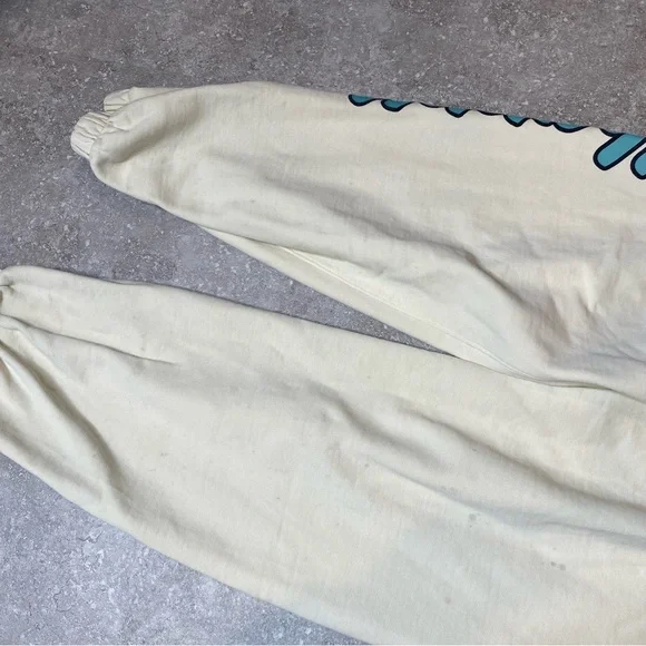 Madhappy Off White Turquoise Campus Crewneck Sweatpant set size medium & large - Picture 12 of 15